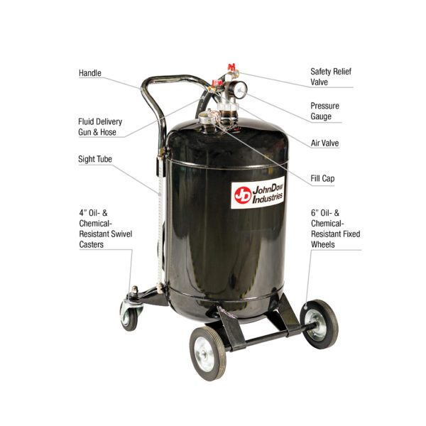15-Gallon Portable Oil & Fluid Dispenser
