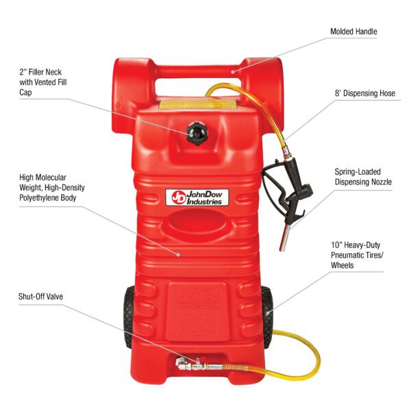 25-Gallon Poly Portable Gas Caddy