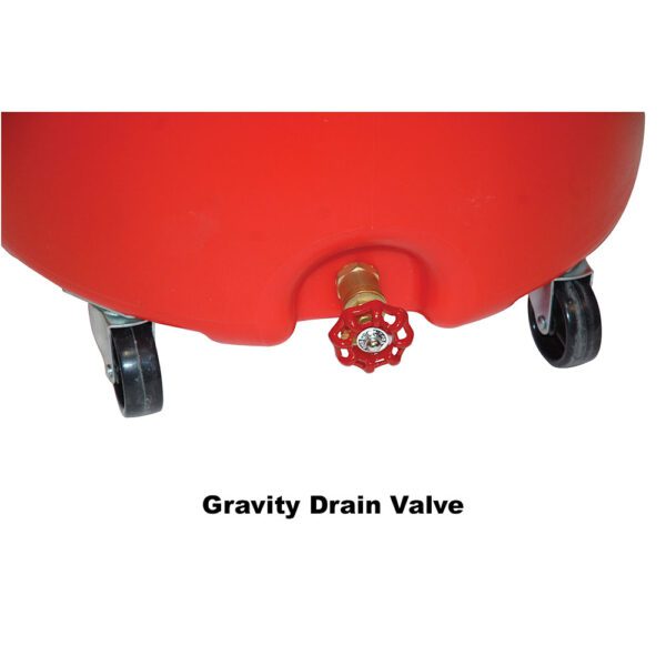 18-Gallon Economy Portable Poly Oil Drain